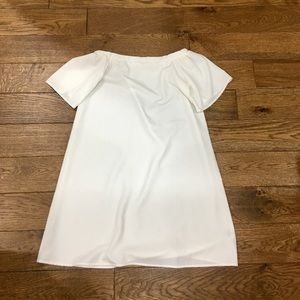 white off the shoulder dress